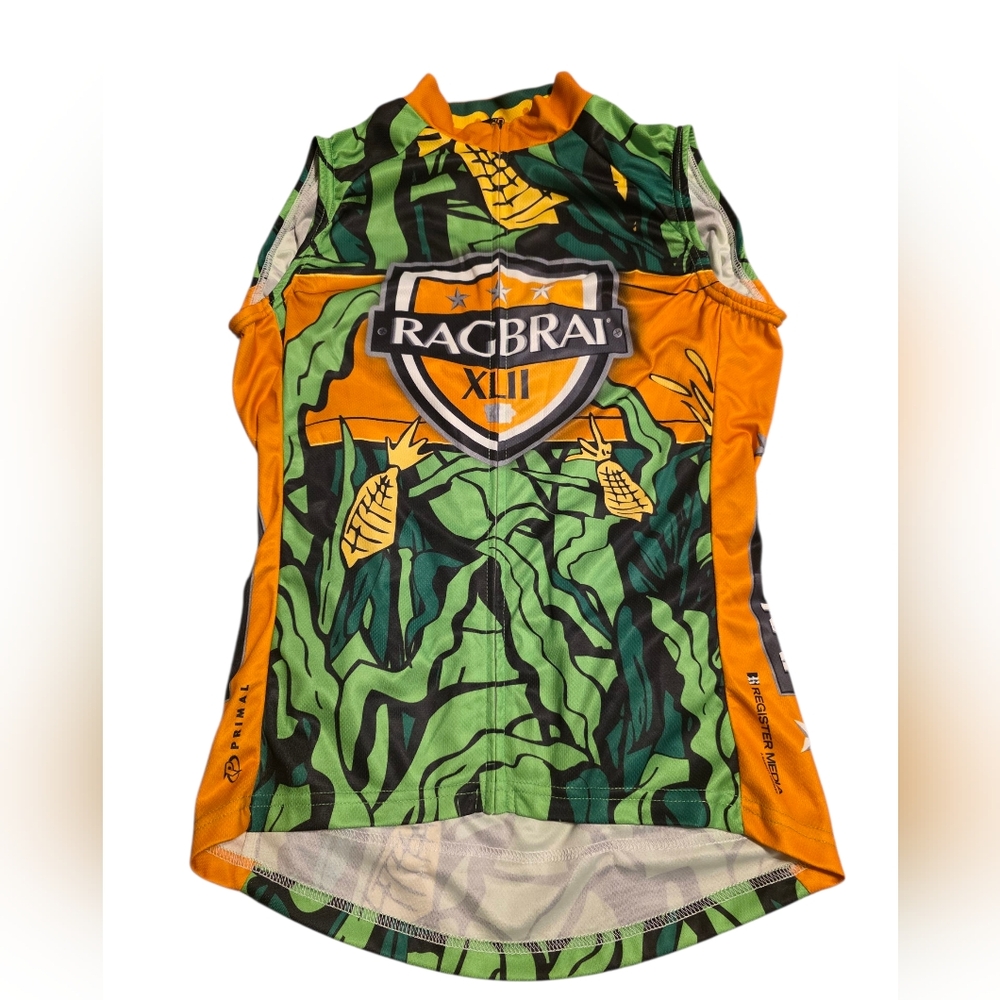Primal 42nd RAGBRAI Sleeveless Biking Jersey Size Small